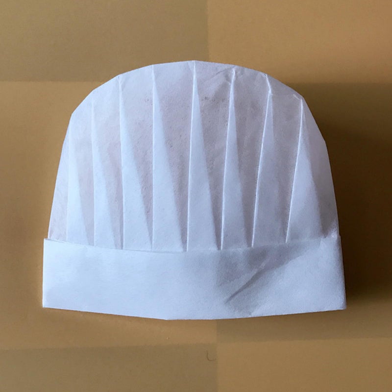 Aulufft Chef Hats 50 Pack Disposable 8 Inch Paper Chef Hats, White Chef Toques Caps for Home Kitchen, Baking and Party Favors - Image 5